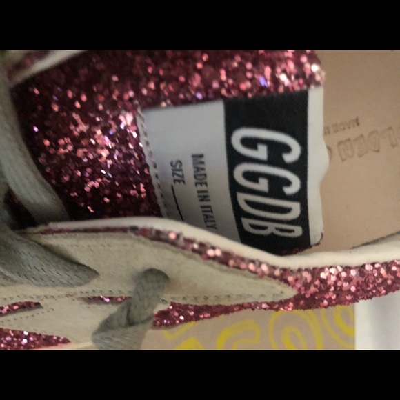 GOLDEN GOOSE Superstar May Pink Glitter Sneakers BRAND NEW - Picture 11 of 12